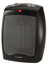 Lasko 9" Ceramic Table Top Heater (3-speed, thermostat, black)