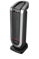 Lasko 22" Ceramic Tower Heater (3 heat settings, remote, timer, thermostat, tip-over switch, black)