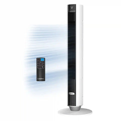 Lasko WhisperForce™ DC 40" Tower Fan (12-speed, remote, timer, air filtration, white)