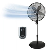 Lasko 20" Pedestal Fan (4-speed, remote, timer, black)