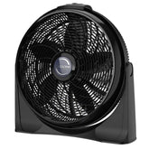 Lasko Cyclone® 20" Air Circulator Floor Fan (3-speed, manual, 90° airflow, black)