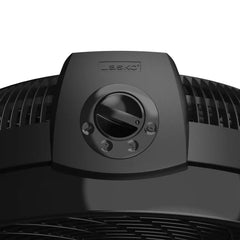 Lasko Cyclone® 20" Air Circulator Floor Fan (3-speed, manual, 90° airflow, black)