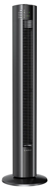 Lasko 48" 3-Speed Oscillating Tower Fan with Remote Control, T48312, Black