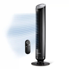 Lasko Summit 36" Tower Fan & Air Cleaner (4-speed, remote, mesh filtration, black)