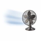 Lasko Classic 12" Table Top Fan (3-speed, manual, metal construction, bronze)