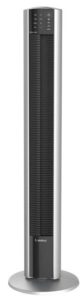 Lasko Xtra Air 48" Tower Fan (4-speed, remote, timer, black/silver)