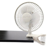 Air King 6" Clip-On Personal Fan (2-speed, manual, white)