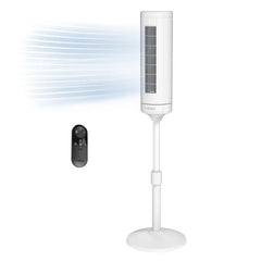 Lasko RTF WhisperForce™ DC 54" Pedestal Tower Fan (8-speed, remote, timer, white)