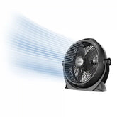 Lasko Wind Machine® 20" Air Circulator Floor Fan (3-speed, manual, 360° airflow, black)