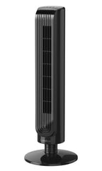 Lasko 32" Tower Fan (3-speed, remote, timer, ionizer, black)
