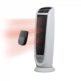 Lasko 22" Digital Ceramic Tower Heater (2 heat settings, remote, timer, white)
