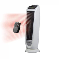 Lasko 22" Digital Ceramic Tower Heater (2 heat settings, remote, timer, white)