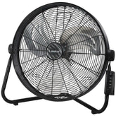 Lasko 20" 3-Speed Pivoting High Velocity Utility Floor or Wall Mount wan with Remote, H20685, Black