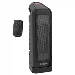 Lasko 16" Digital Ceramic Tower Heater with Remote (black, model CT16670)