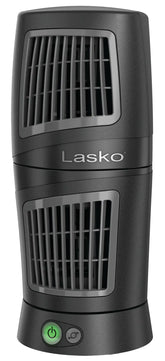 Lasko 12" Table Top Fan (3-speed, manual, oscillation, black)