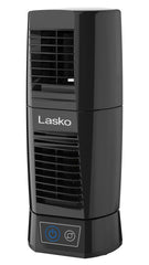 Lasko Wind Tower 12" Table Top Fan (2-speed, manual, 360° pivot, black)