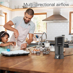 Lasko Platinum 14" Wind Tower® Table Top Fan (3-speed, manual, oscillation, black)
