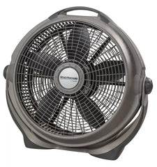 Lasko Wind Machine® 20" Air Circulator Floor Fan (3-speed, manual, 360° airflow, dark gray)
