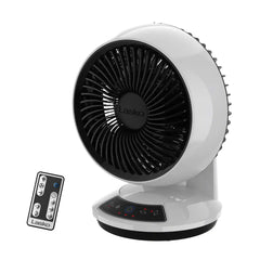 Lasko Whirlwind 7" Orbital Air Circulator Fan (3-speed, remote, white)
