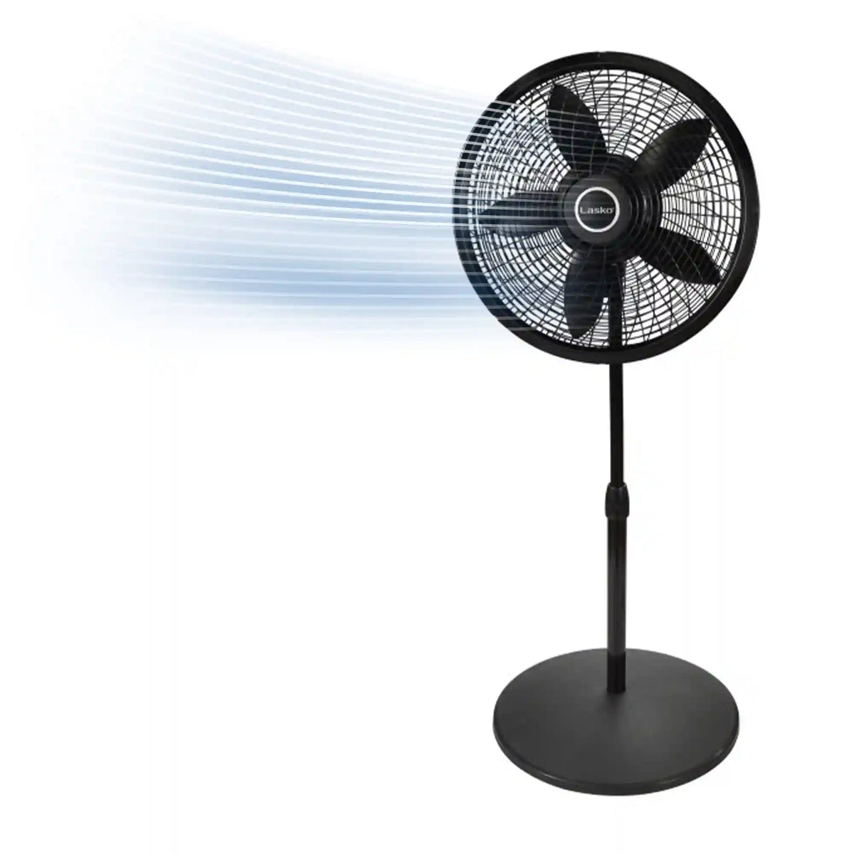 Lasko Cyclone® 18" Pedestal Fan (3-speed, manual, black)