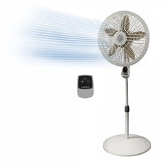 Lasko Performance 18" Pedestal Fan (3-speed, remote, timer, white)