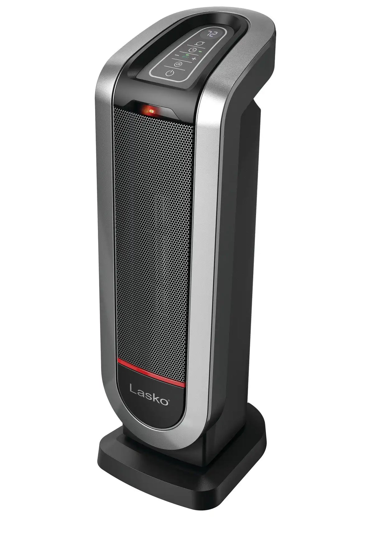 Lasko 22" Ceramic Tower Heater (3 heat settings, remote, timer, thermostat, tip-over switch, black)