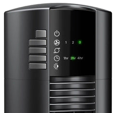Lasko 48" 3-Speed Oscillating Tower Fan with Remote Control, T48312, Black