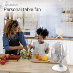 Lasko 12" Table Top Fan (3-speed, manual, white)