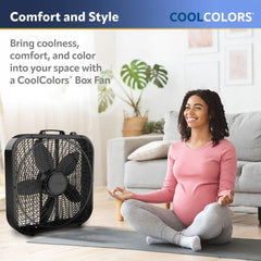 Lasko B20301 20" Weather Resistant Box Fan with 3 Speeds