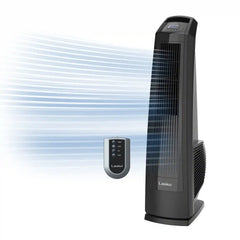 Lasko High Velocity 35" Tower Fan (3-speed, remote, timer, black)