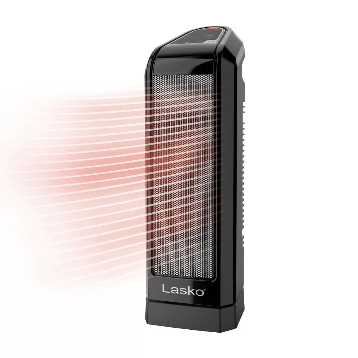Lasko 1500W Electronic Ceramic Tower Space Heater with Touch Control, CT16558, Black