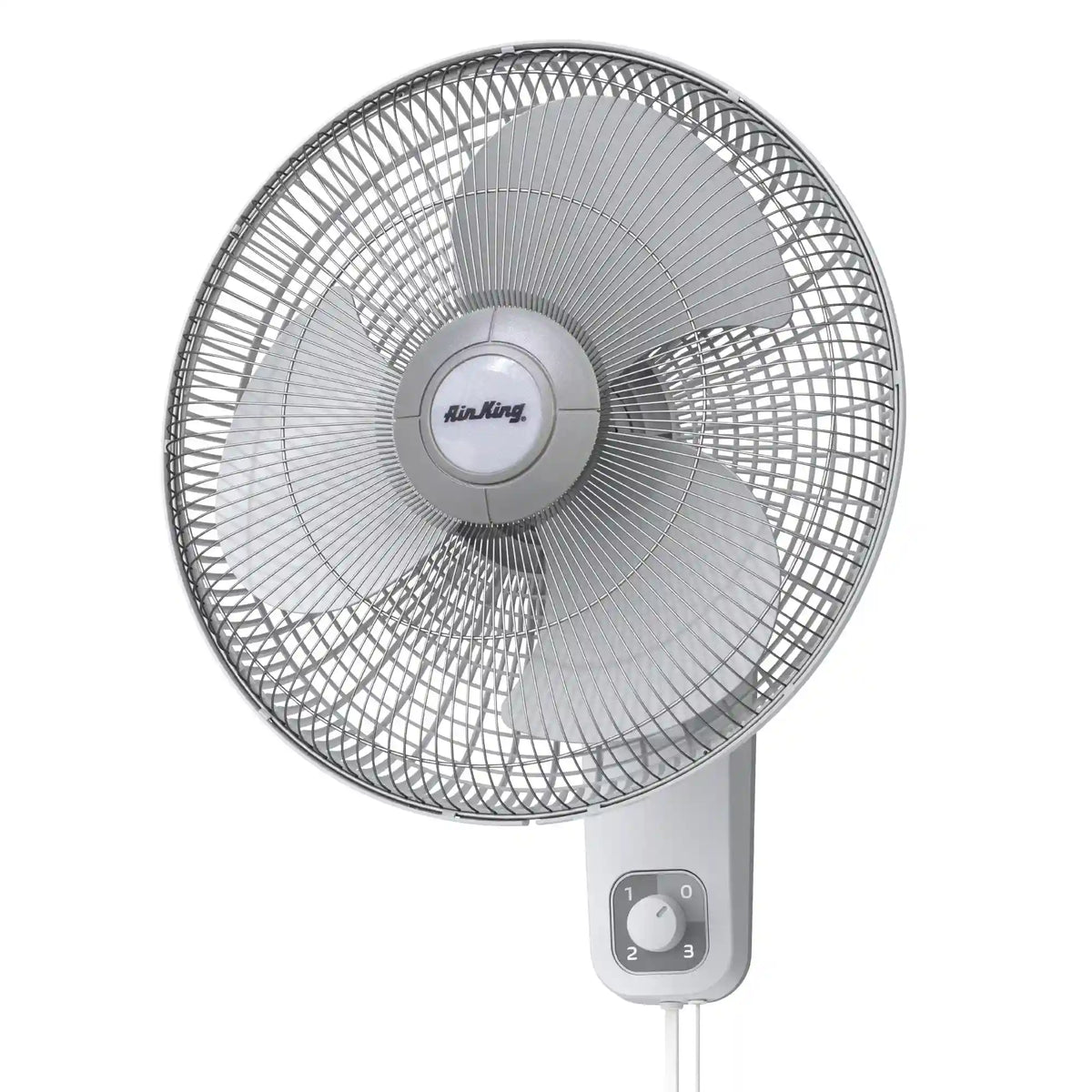 Air King 16" 1/20 HP Commercial Grade Wall Mount Fan (3-speed, manual, white)
