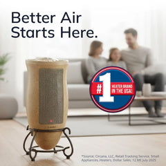 Lasko Designer Series 16" Tower Heater (2 heat settings, manual, timer, thermostat, beige)