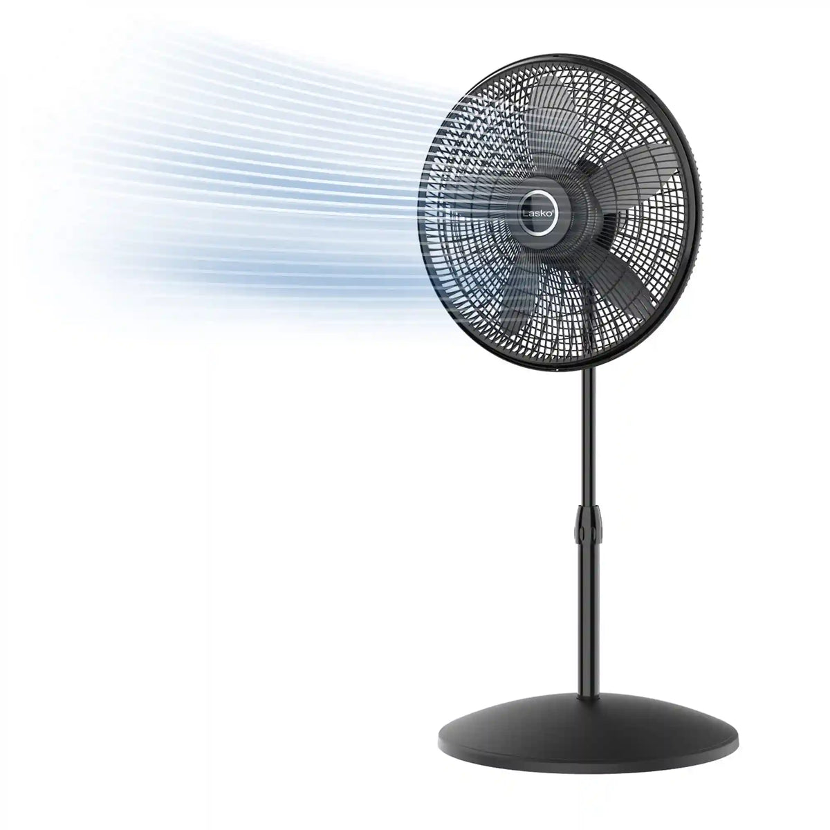 Lasko Cyclone® 18" Pedestal Fan (3-speed, manual, black)