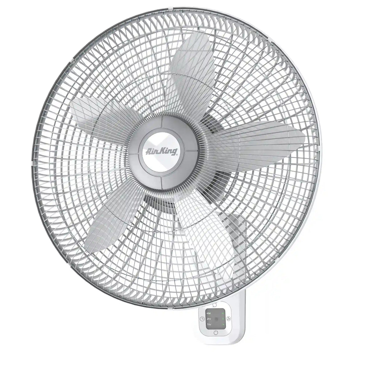 Air King 18" 1/20 HP Commercial Grade Wall Mount Fan (3-speed, remote, timer, white)