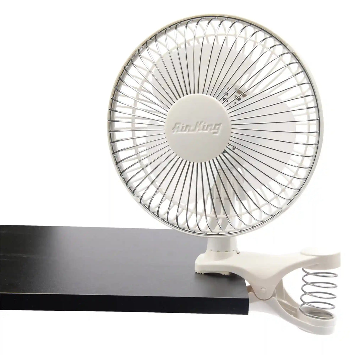Air King 6" Clip-On Personal Fan (2-speed, manual, white)