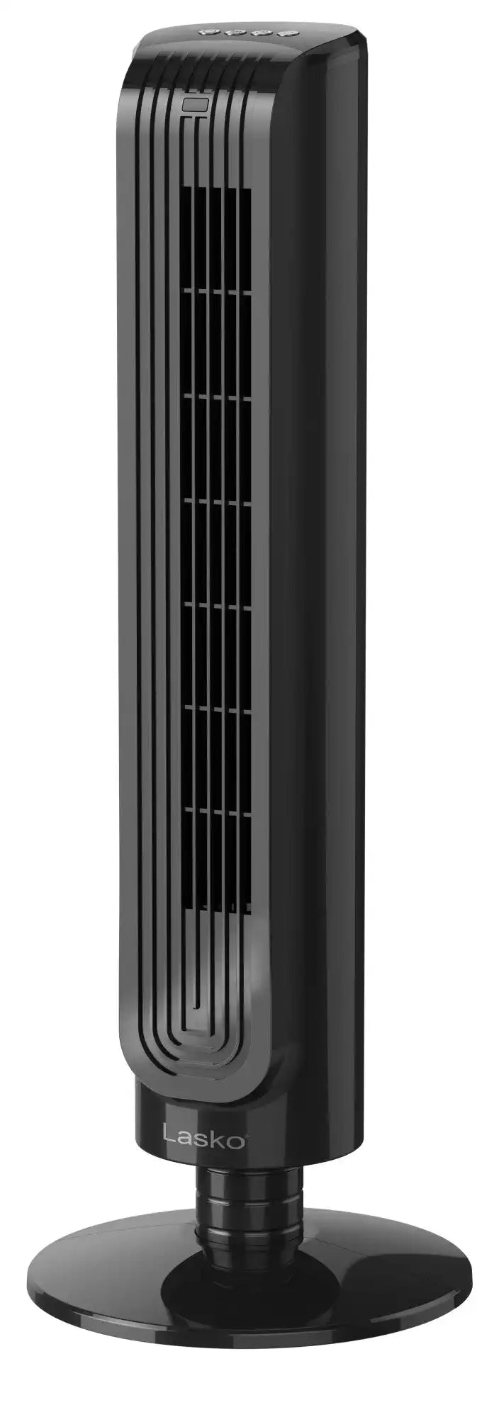 Lasko 32" Tower Fan (3-speed, remote, timer, black)