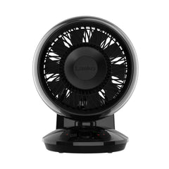 Lasko Whirlwind EcoQuiet DC 7" Orbital Air Circulator Fan (12-speed, remote, timer, black)