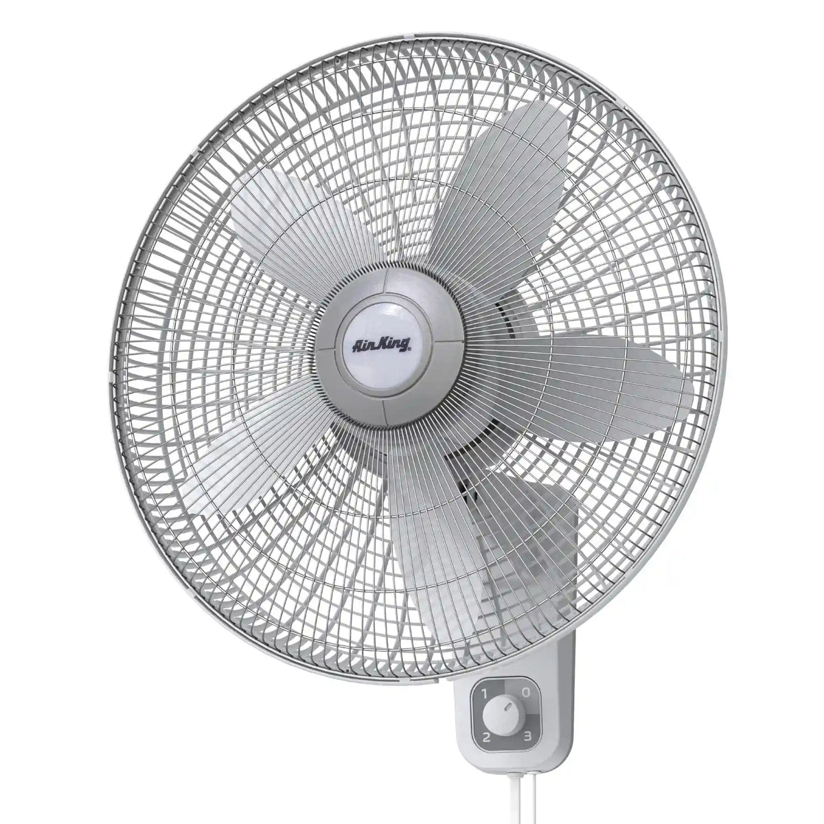 Air King 18" 1/20 HP Commercial Grade Wall Mount Fan (3-speed, manual, white)