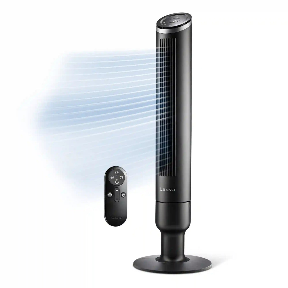Lasko Summit 42" Tower Fan (6-speed, remote, timer, black)