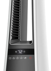 Lasko Air Logic 27" Bladeless Tower Heater (2 heat settings, remote, timer, white/gray)