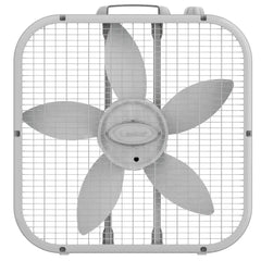 Lasko Save Smart 20" Box Fan (3-speed, manual, white)