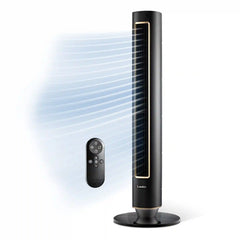 Lasko Summit Whisperforce™ DC 40" Tower Fan (12-speed, remote, black)