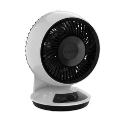 Lasko Whirlwind EcoQuiet DC 7" Orbital Air Circulator Fan (12-speed, remote, timer, white)