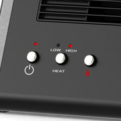 Lasko Portable Electric Ultra Ceramic Fireplace Space Heater, CA20100, Black