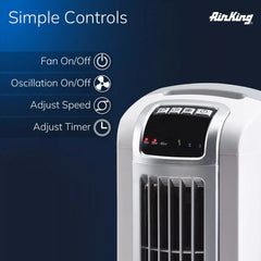 Air King 36" Tower Fan with Remote Control, 9210, White