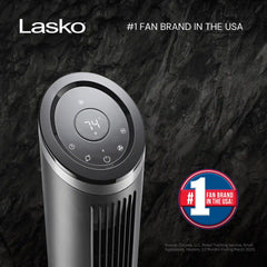 Lasko Summit 42" Tower Fan (6-speed, remote, timer, black)
