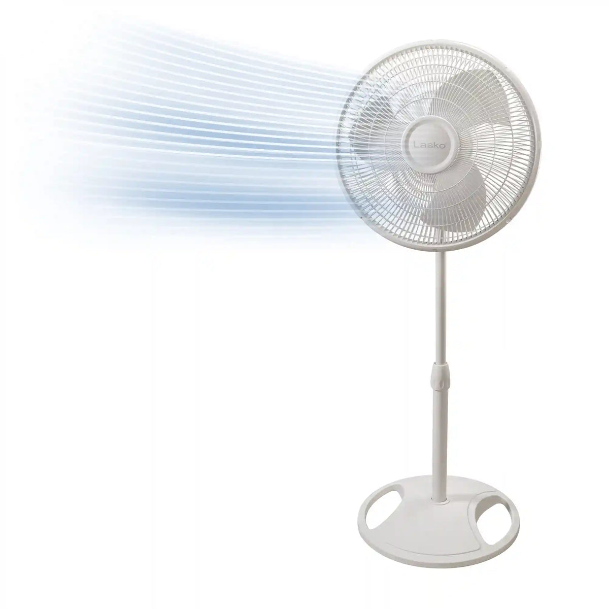 Lasko 16" Pedestal Fan (3-speed, manual, white)